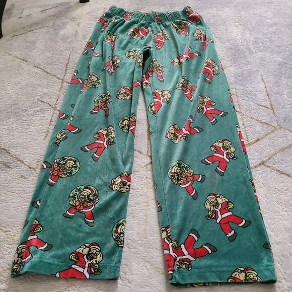 The Simpsons Happy Boxer Fleece PJ Pant Christmas - Size Small - Picture 1 of 6